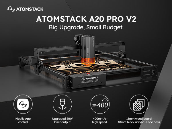 AtomStack A20 Pro V2 Laser Engraver