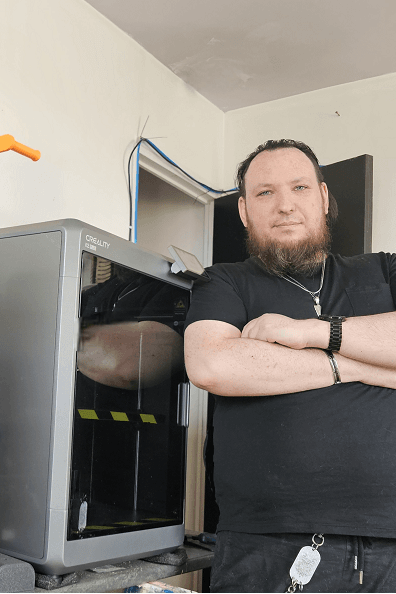 Spike Tech 3D Studio (Standing with Creality K2 Plus Printer)
